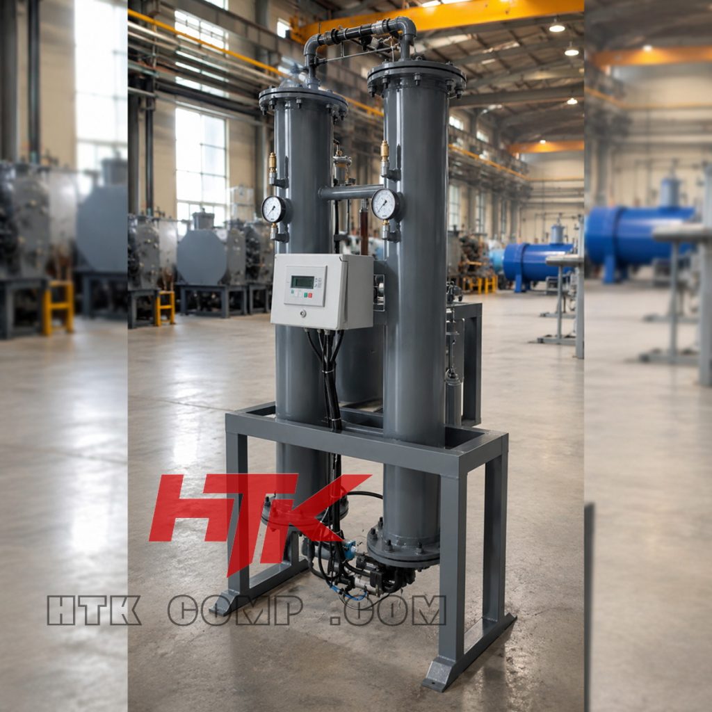 درایر جذبی بدون هیتر 11 متر مکعب بر دقیقه هوا تجهیز HTK-110 HL